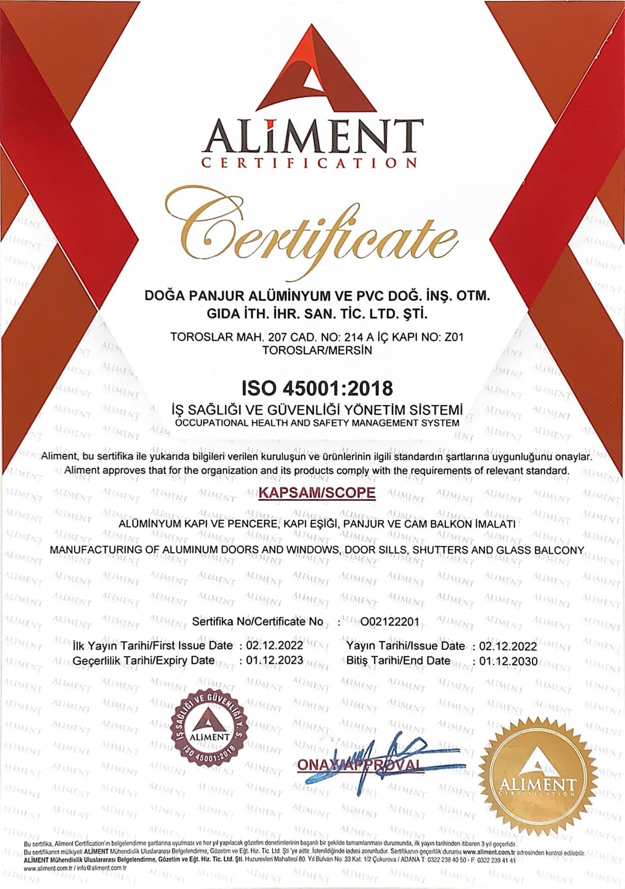 İş Sağlığı ve Güvenliği